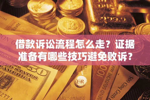 武汉借款诉讼流程怎么走？证据准备有哪些技巧避免败诉？