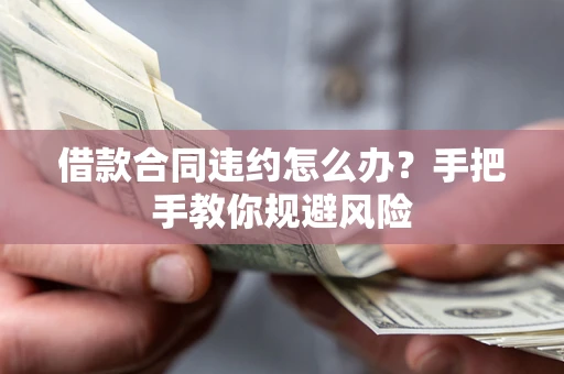 武汉借款合同违约怎么办？手把手教你规避风险