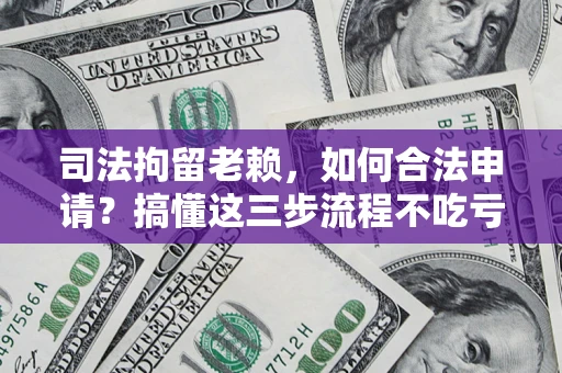 武汉司法拘留老赖，如何合法申请？搞懂这三步流程不吃亏！
