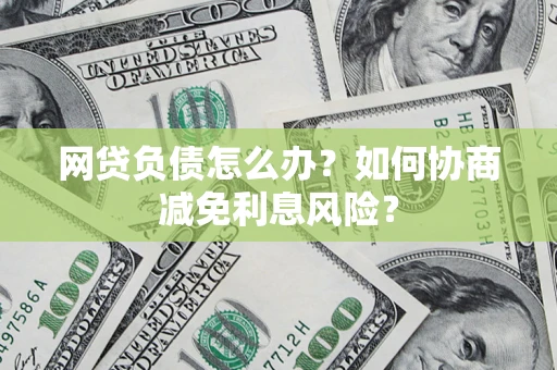 武汉网贷负债怎么办？如何协商减免利息风险？