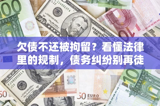 武汉欠债不还被拘留？看懂法律里的规制，债务纠纷别再徒劳奔波