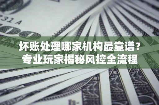 武汉坏账处理哪家机构最靠谱？专业玩家揭秘风控全流程