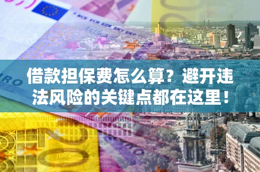 武汉借款担保费怎么算？避开违法风险的关键点都在这里！