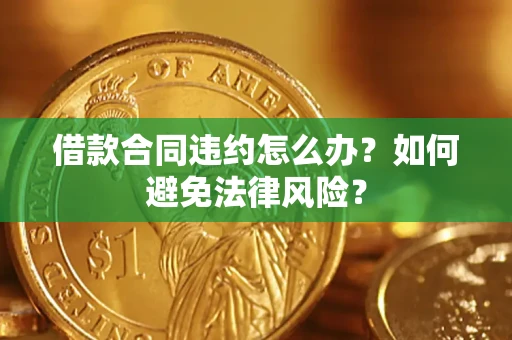 武汉借款合同违约怎么办？如何避免法律风险？