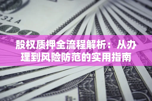 武汉股权质押全流程解析：从办理到风险防范的实用指南